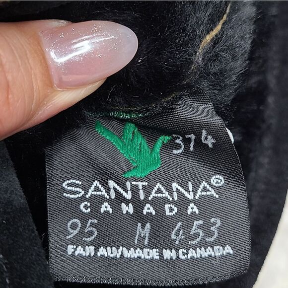 Santana Canada Waterproof Embroidered Fur Lined Pull-on Winter Boots size 9.5 - Picture 7 of 7